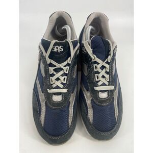 SAS Men's Journey Mesh/Suede Blue/Gray Comfort Walking Sneakers Size 10 M